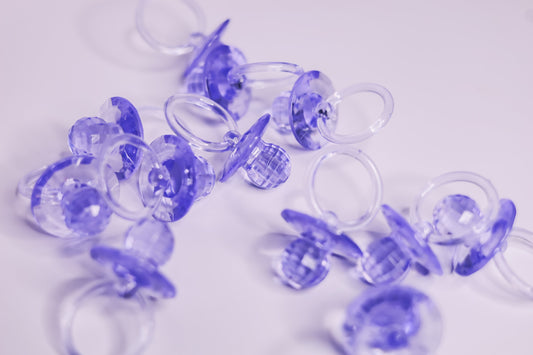 Lavender Baby Shower Pacifiers