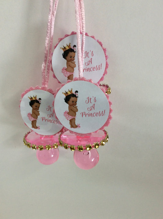 Baby Girl Princess Baby Shower Pacifiers