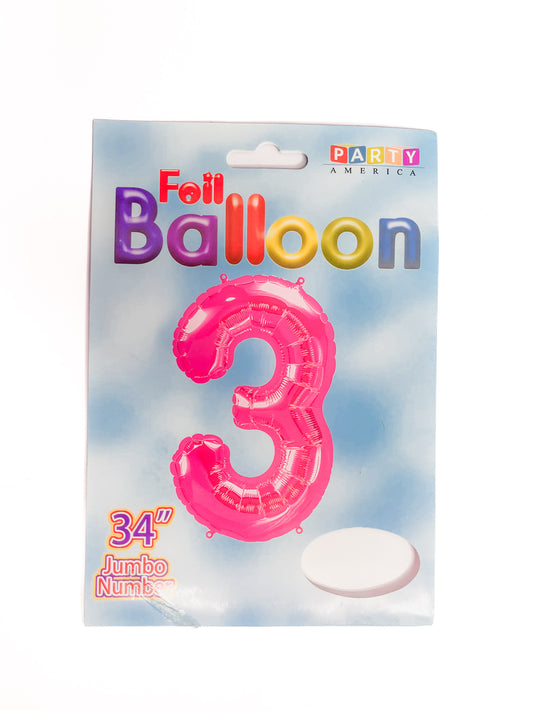 Number Foil Balloons